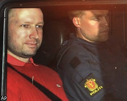 В норвежской полиции считают, что А.Брейвик действовал в одиночку