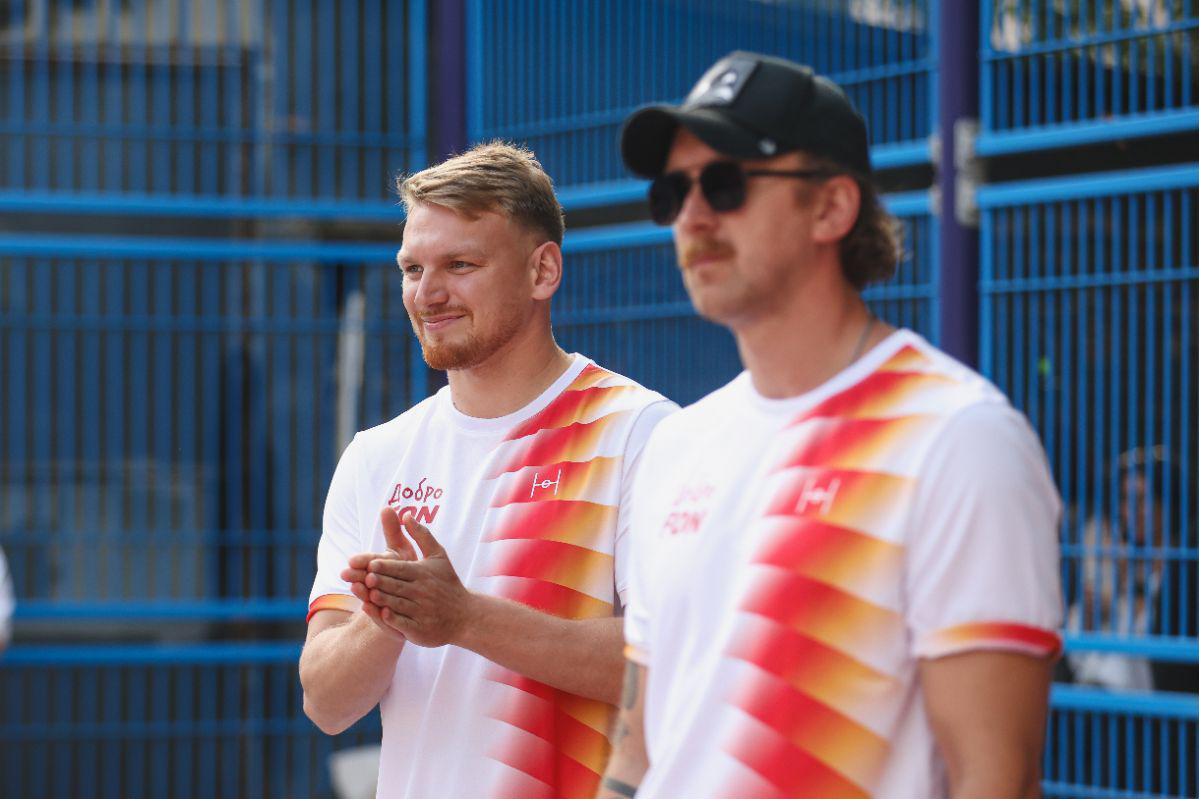 Звезды спорта и шоу-бизнеса сыграли в футбол в поддержку Фонда Хабенского