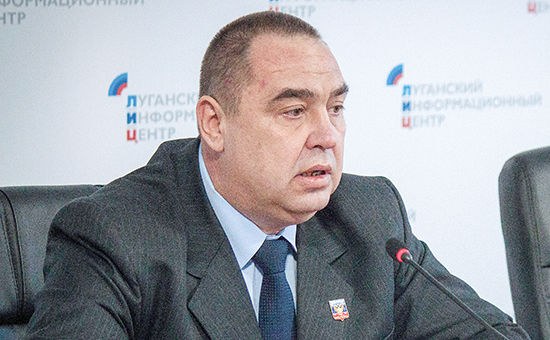 Глава самопровозглашенной Луганской народной республики Игорь Плотницкий