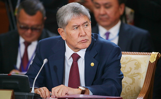 Президент Киргизии Алмазбек Атамбаев