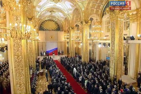 Инаугурация избранного президента Владимира Путина 