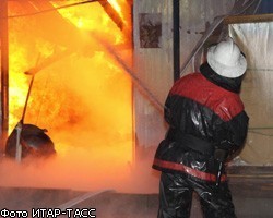 Под Петербургом загорелся полигон с токсичными отходами