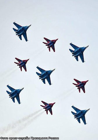 Празднование дня ВВС России