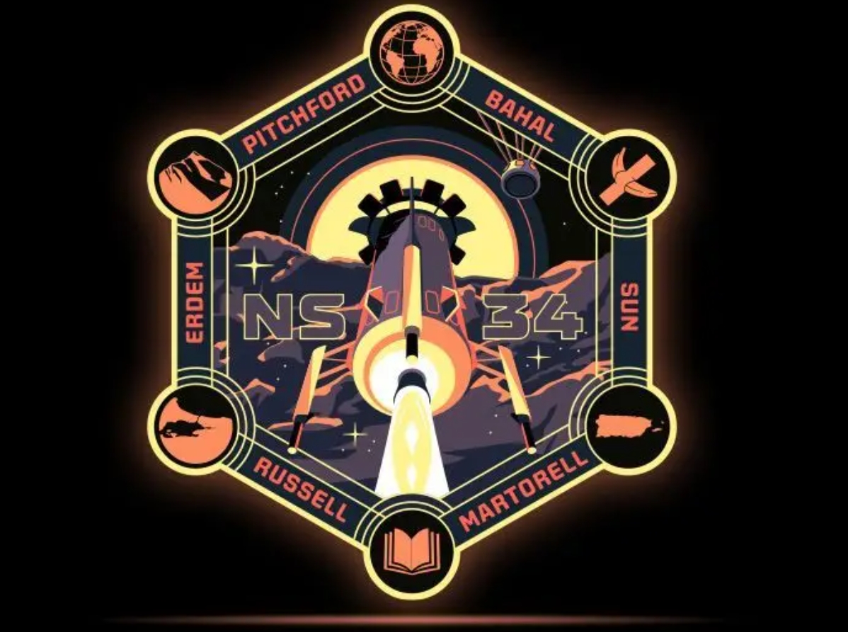 Патч Blue Origin для миссии NS-34. Источник: Blue Origin