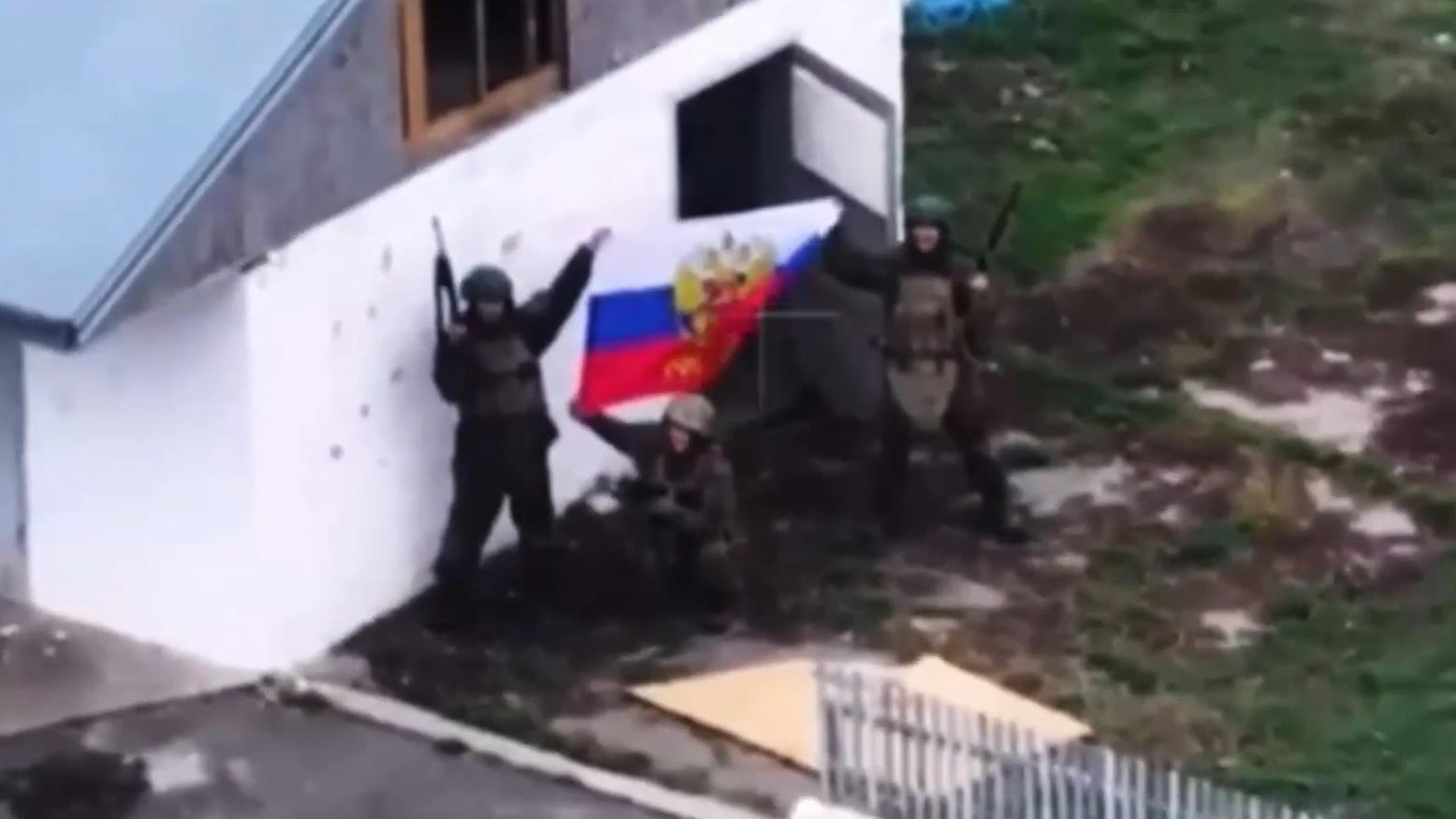 Минобороны опубликовало кадры из взятого Ровнополья в Запорожье