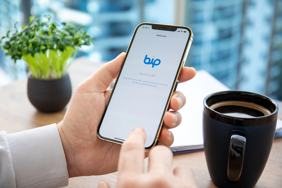 BiP можно использовать на смартфоне и в браузере