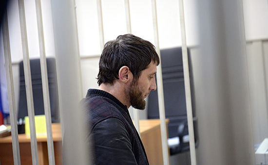 Один из&nbsp;​обвиняемых в убийстве политика Бориса Немцова Заур Дадаев на заседании Басманного районного суда