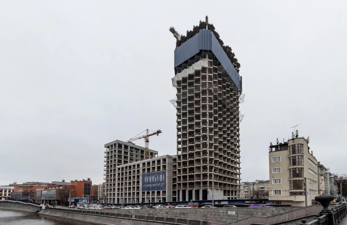 В ЖК «Монблан» завершены монолитные работы с опережением графика