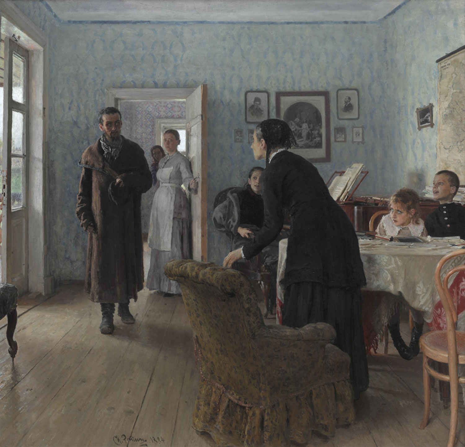 &laquo;Не ждали&raquo;, Илья Репин, 1884&ndash;1888