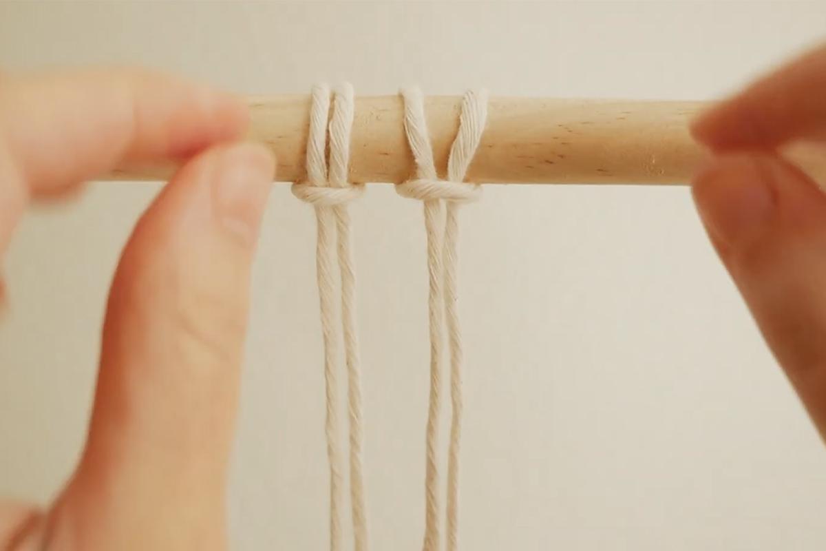 Квадратный узел — один из базовых узлов в макраме