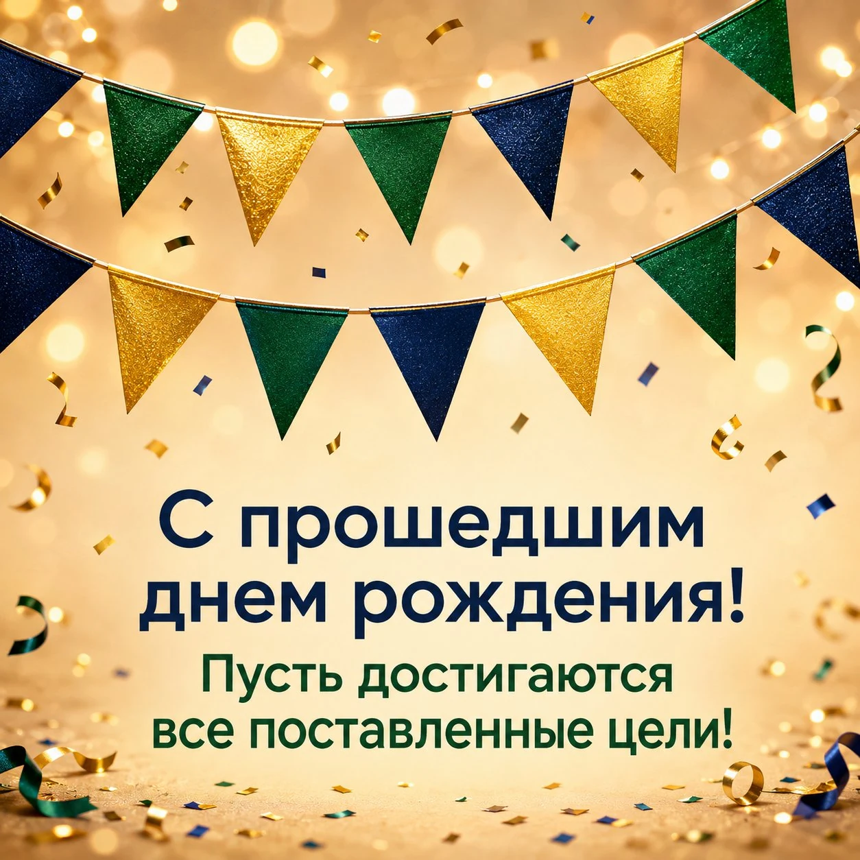 Открытка с прошедшим днем рождения мужчине
