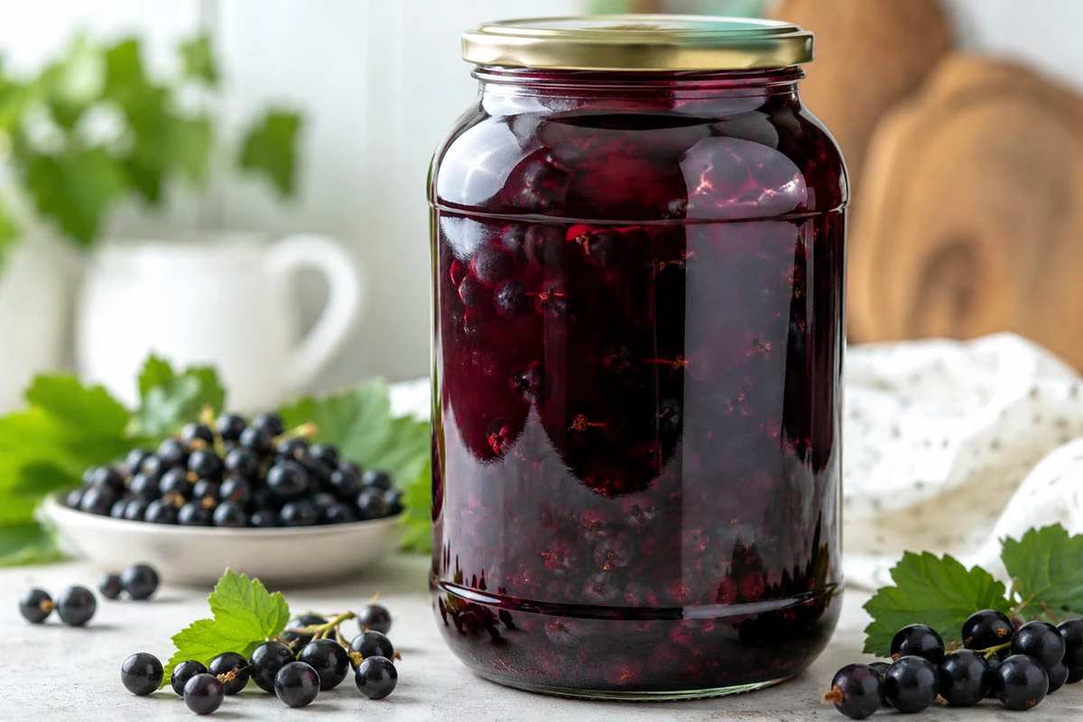 Компот из черной смородины