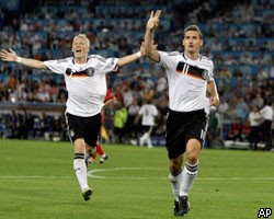 Первым финалистом ЧЕ-2008 стала сборная Германии