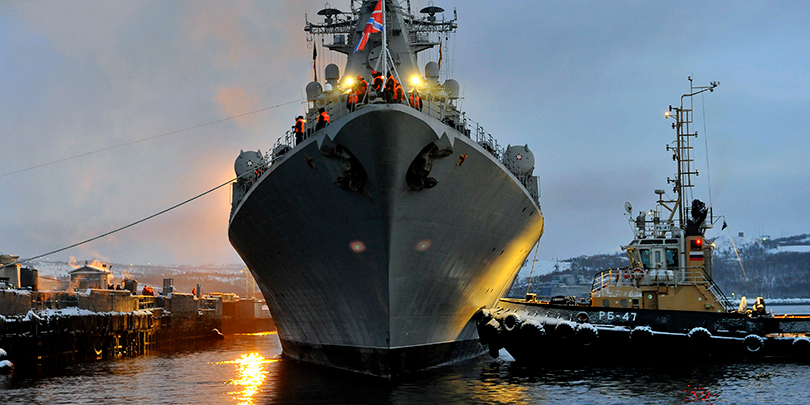 Ракетный крейсер «Маршал Устинов» вернули в строй после 6-летнего ремонта