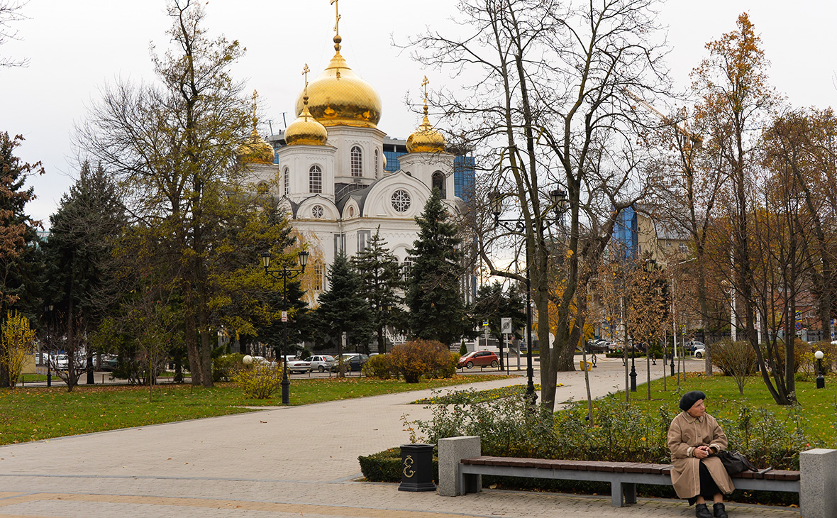 Вид на город Краснодар