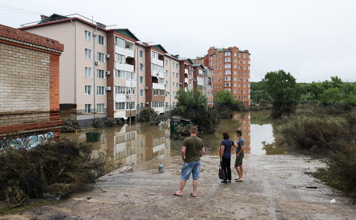 Последствия наводнения в Уссурийске, август 2023 года
