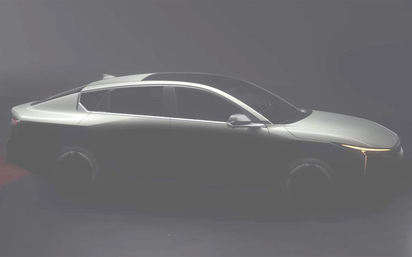 Kia анонсировала премьеру нового седана K4. Первое изображение