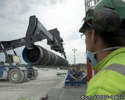 Первая нитка Nord Stream вышла из моря вблизи Выборга