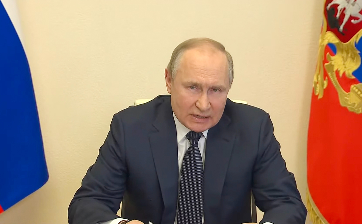 Совещание Владимира Путина с членами правительства