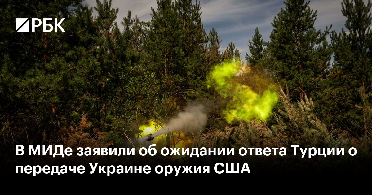 В МИДе заявили об ожидании ответа Турции о передаче Украине оружия США
