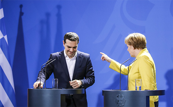Канцлер Германии Ангела Меркель и премьер-министр Греции Алексис Ципрас​. Архивное фото
