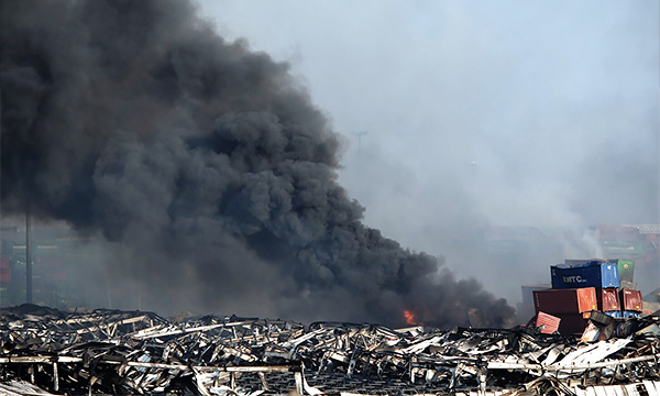 Взрывы в порту Тяньцзинь уничтожили около 10 000 автомобилей Volkswagen, Toyota и Honda