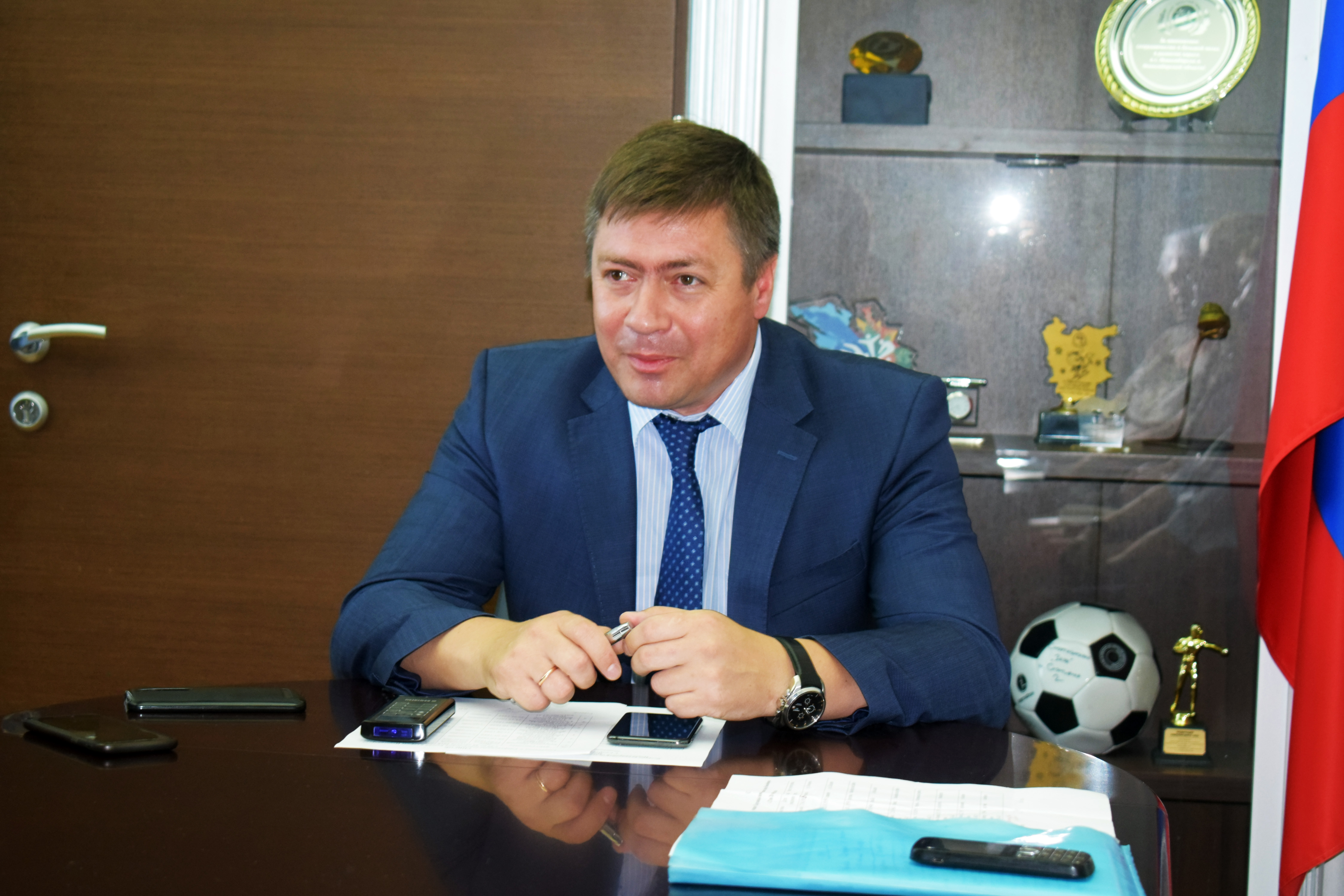 Министр физической культуры и спорта Сергей Ахапов