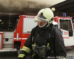 Пожар на Петровско-Разумовском рынке в Москве