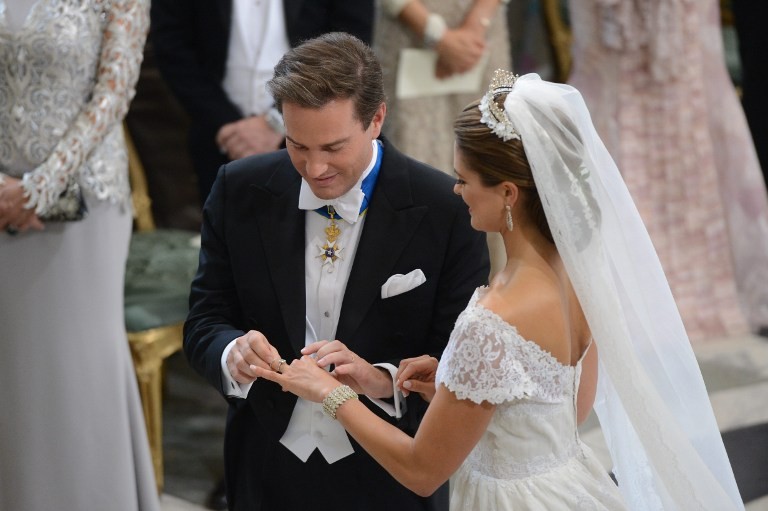 Церемония бракосочетания шведской принцессы Мадлен