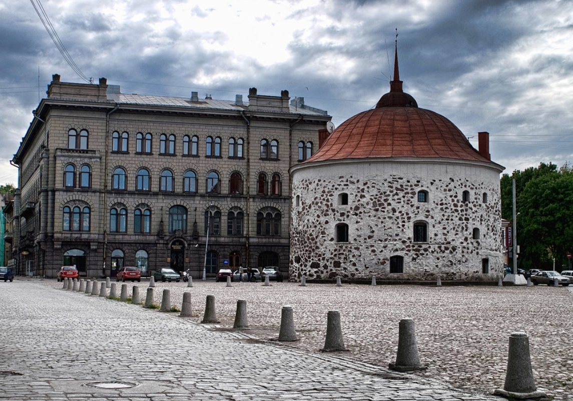 Вид на Рыночную площадь в Выборге