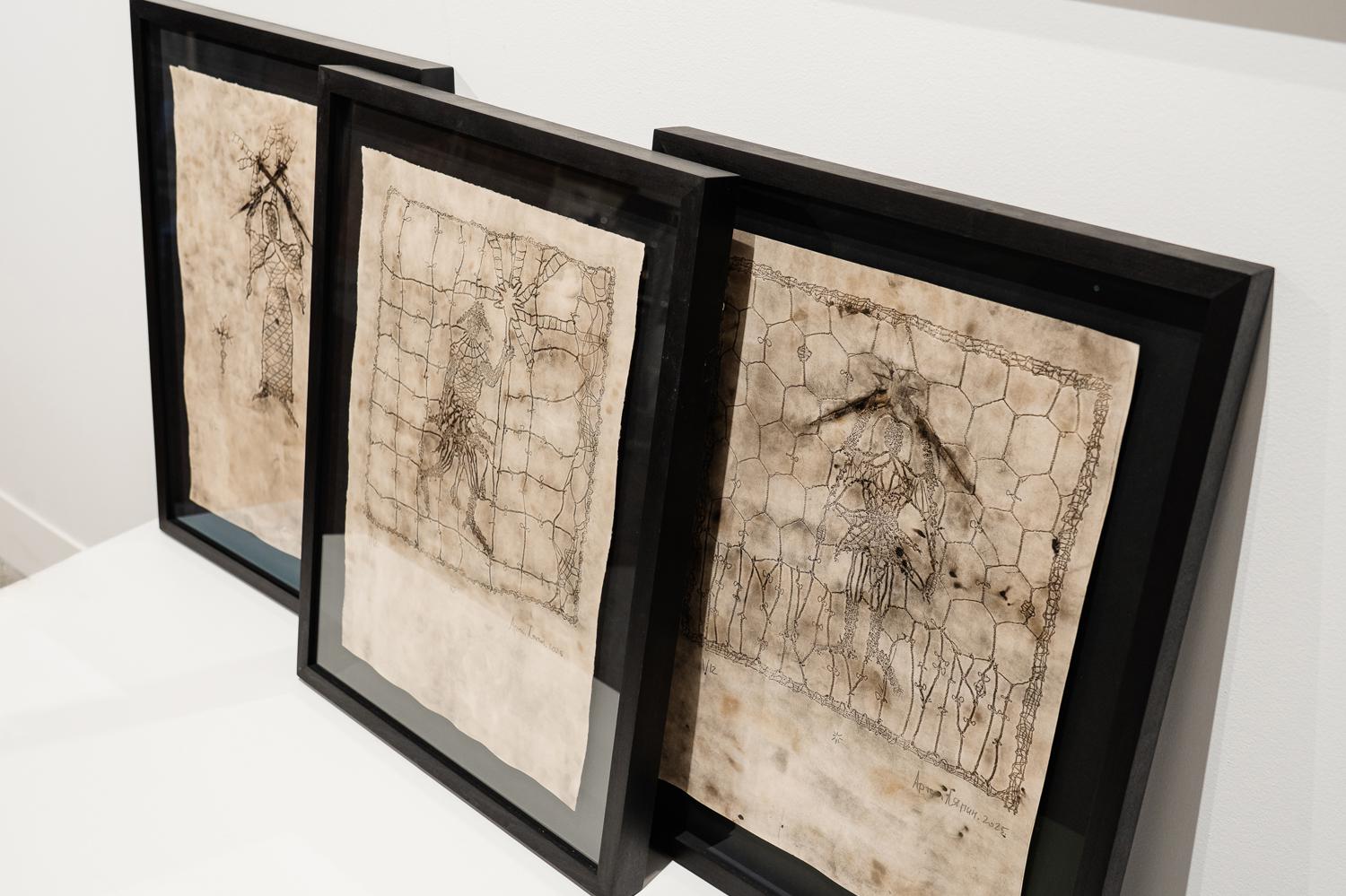 Работы Артема Ляпина на стенде Seréne Gallery