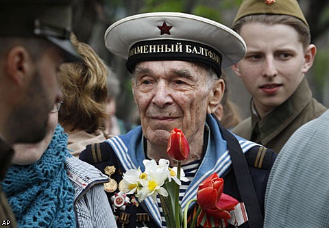 Празднование Дня Победы в Москве