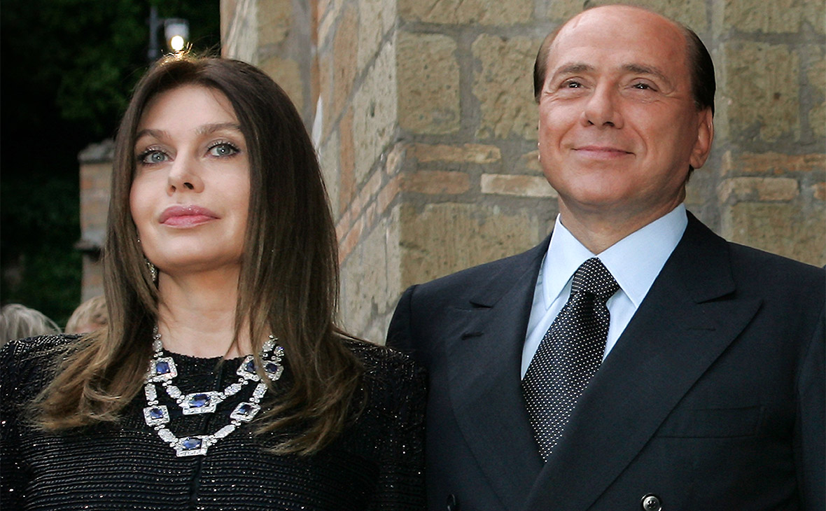 Вероника Ларио и Сильвио Берлускони. 2007 год
