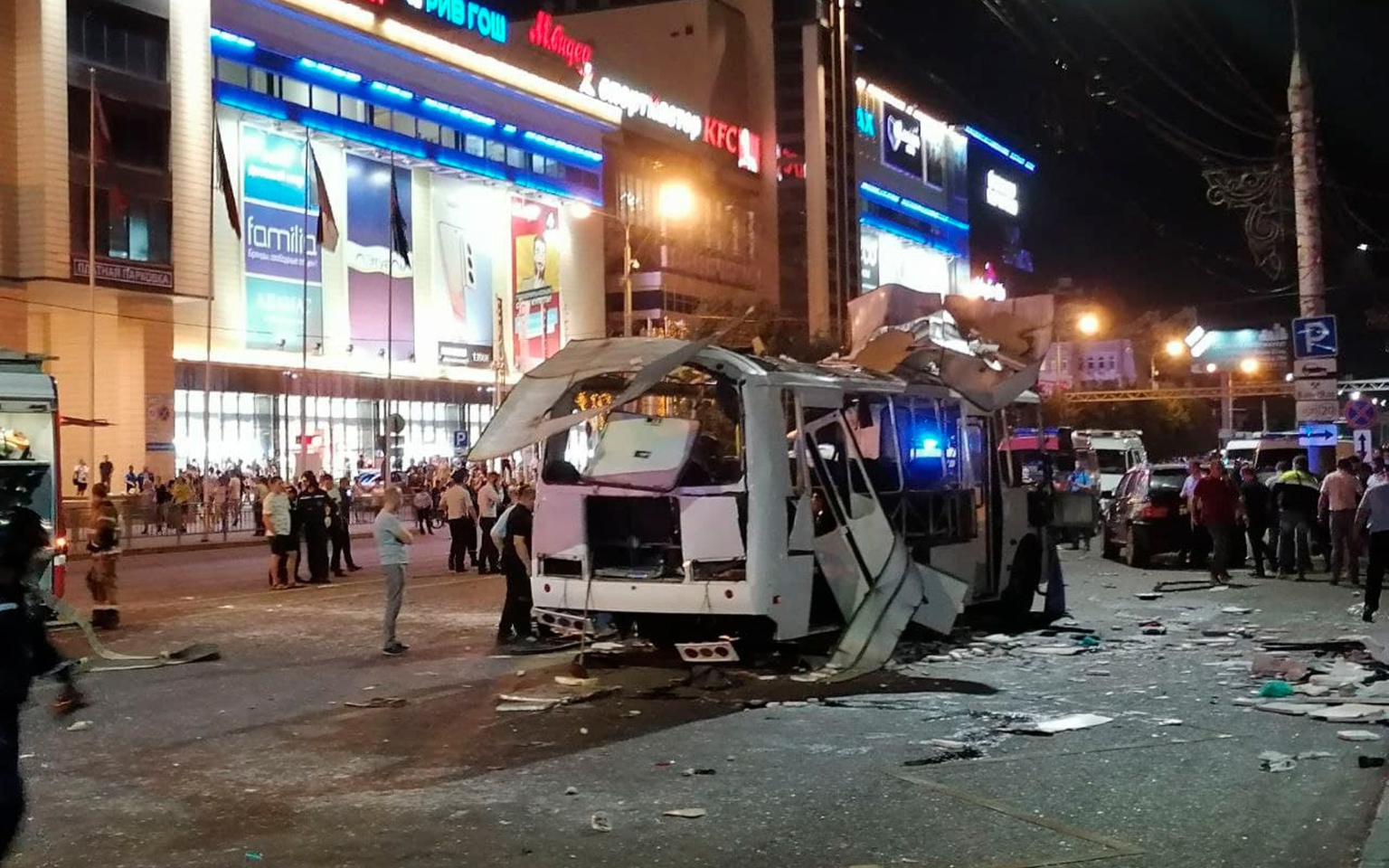 В Воронеже взорвался автобус. Главное