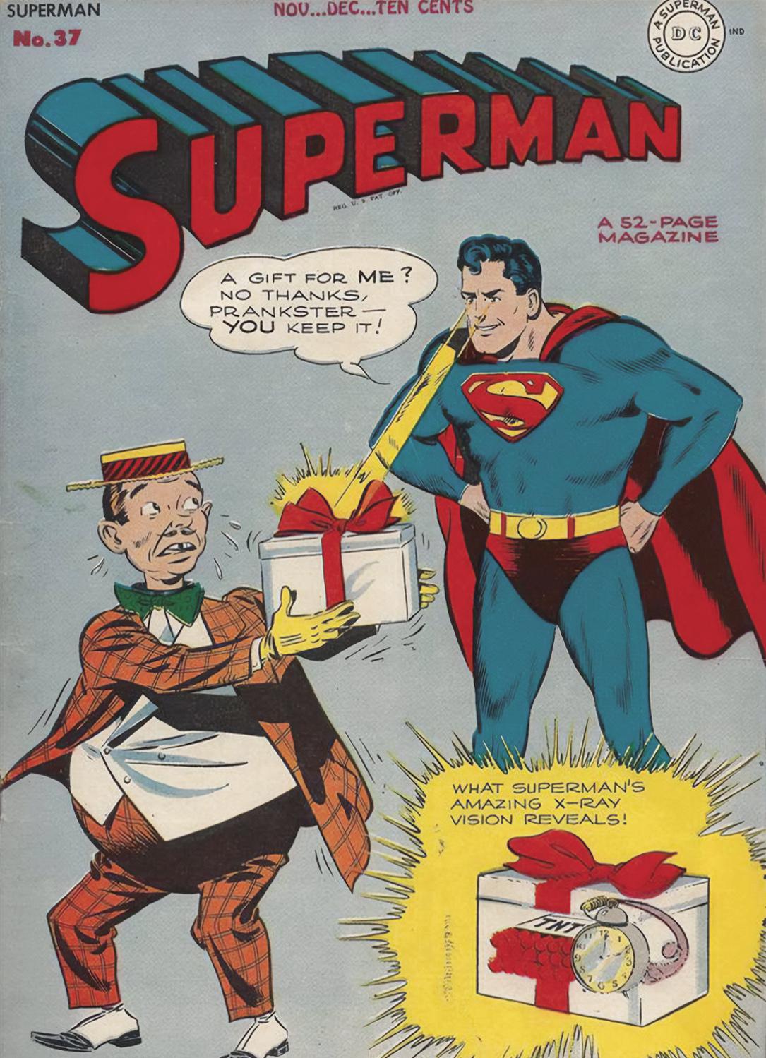 Superman № 37. 1945. Обложка