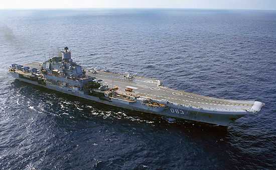 Авианесущий крейсер &laquo;Адмирал Кузнецов&raquo;, 2004 год


