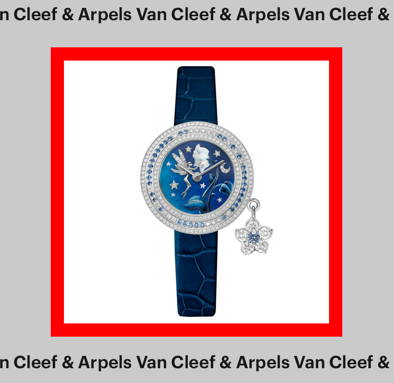 Charms Extraordinaire Fee Rose de Nuit, Van Cleef &amp; Arpels, белое золото, 4 160 000 руб
