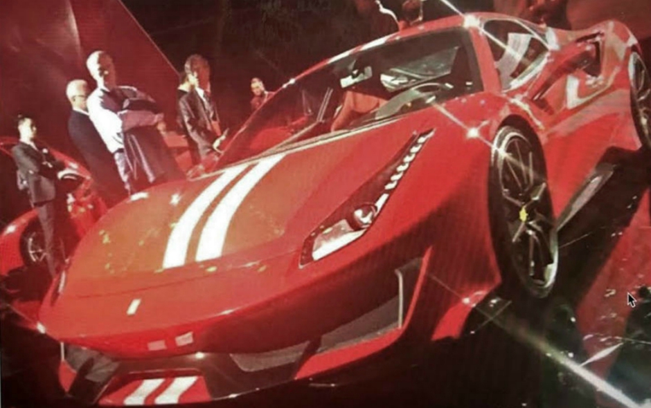 Появилась фотография самой мощной Ferrari c мотором V8