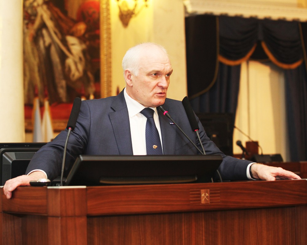 Ректор Санкт-Петербургского горного университета Владимир Литвиненко