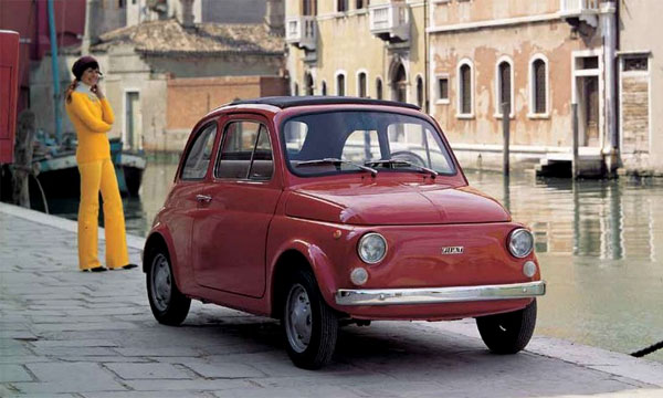 Fiat 500 назван самым сексуальным автомобилем