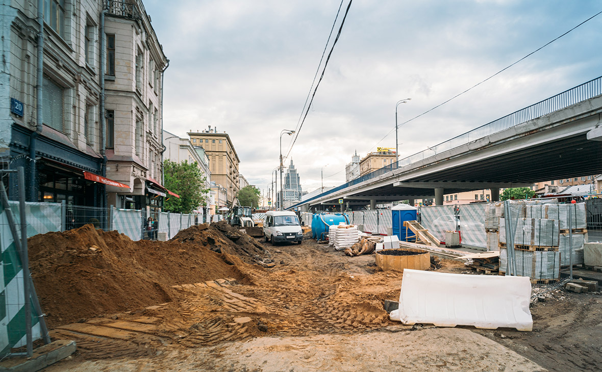 Реконструкция в центре Москвы по программе &laquo;Моя улица&raquo;