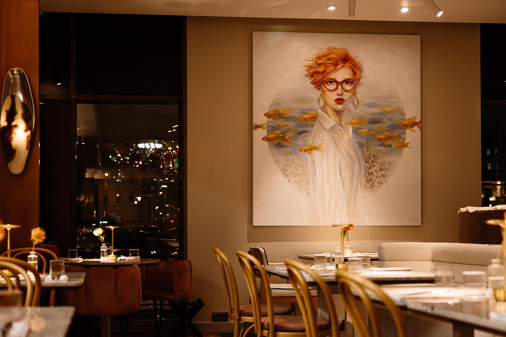 Интерьер ресторана «Рыба Моя»