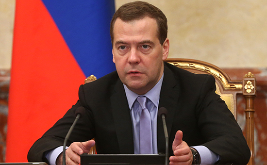 Глава правительства России Дмитрий Медведев