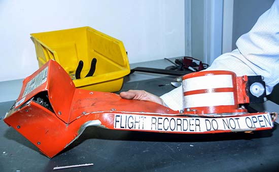 Бортовой самописец разбившегося самолета Airbus A321 авиакомпании &laquo;Когалымавиа&raquo;, выполнявшего рейс Шарм-эль-Шейх&nbsp;&mdash;&nbsp;Санкт-Петербург