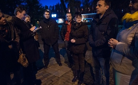 Сторонники Навального в центре Москвы