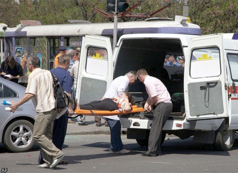 Днепропетровск потрясла серия взрывов 