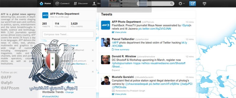 Сторонники Б.Асада взломали Twitter-аккаунт агентства AFP