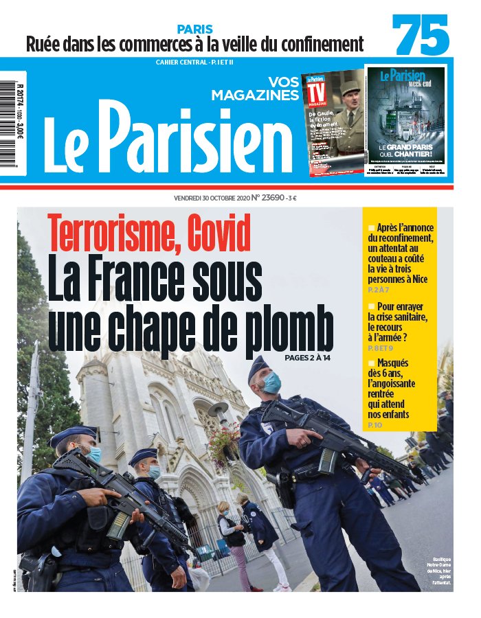 «Страна переживает темные дни»: французские СМИ о нападениях радикалов