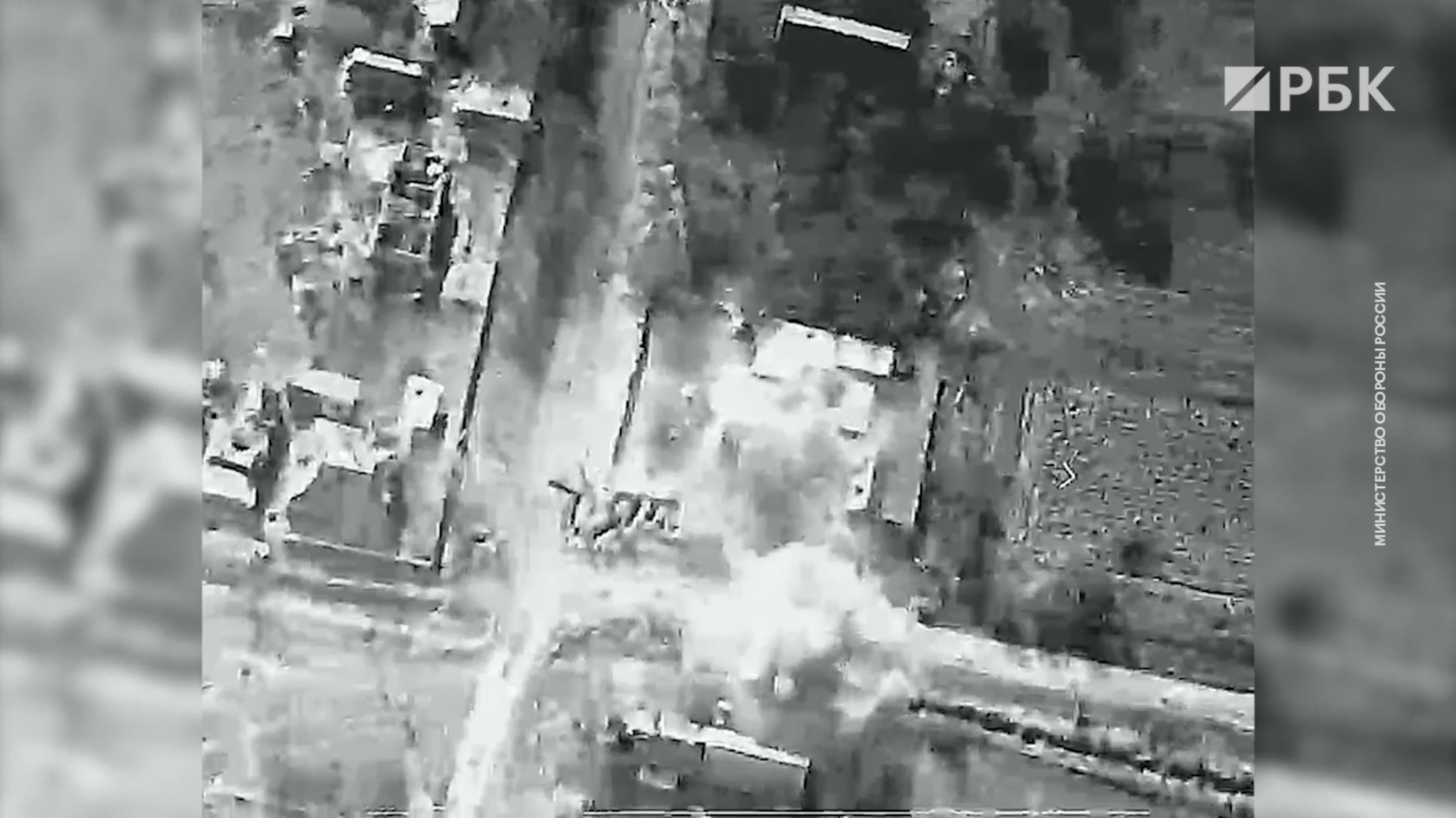 Минобороны показало кадры уничтожения пункта ВСУ снарядом «Краснополь»