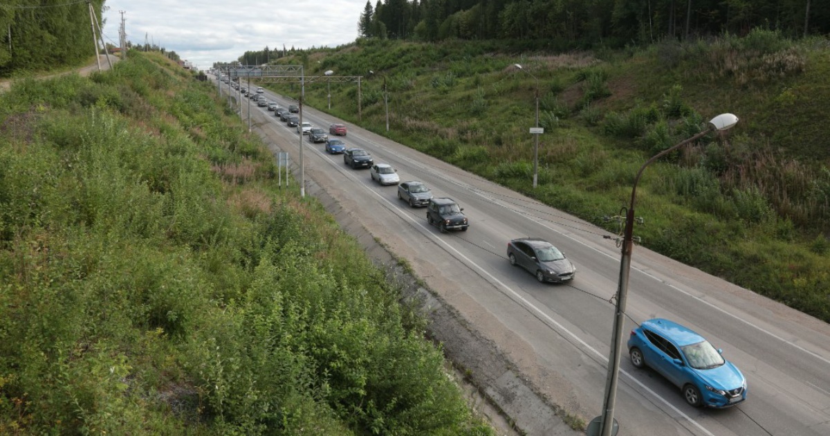 Пробки на трассе пермь екатеринбург